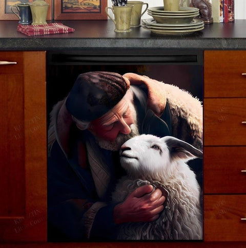 The Shepherd Dishwasher Magnet Cover Kitchen Decoration Decals Appliances Stickers Magnetic Sticker ND