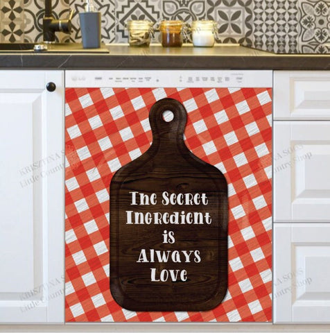 Cutting Board Dishwasher Magnet Cover Kitchen Decoration Decals Appliances Stickers Magnetic Sticker ND