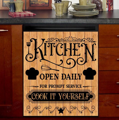 Farmhouse Kitchen Dishwasher Magnet Cover Kitchen Decoration Decals Appliances Stickers Magnetic Sticker ND