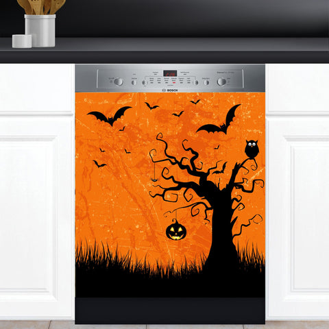 Halloween Dishwasher Magnet Cover Kitchen Decoration Decals Appliances Stickers Magnetic Sticker ND