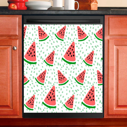 Watermelon Dishwasher Magnet Cover Kitchen Decoration Decals Appliances Stickers Magnetic Sticker ND