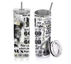 Christian Man Of God Tumbler, Cute Tumbler Gift Idea, Bible Verse Skinny Tumbler DL