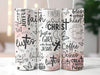 Christian Tumbler, Cute Tumbler Gift Idea, Bible Verse Tumbler DL