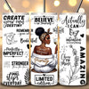 Love Yourself Black Woman Tumbler, Cute Tumbler Gift Idea, Positive Affirmations Tumbler DL