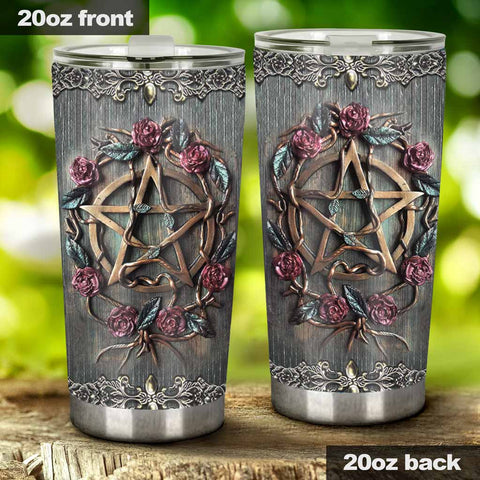 Mystical Witch 3D Printed Tumbler Halloween Witch Gift Idea Tumbler