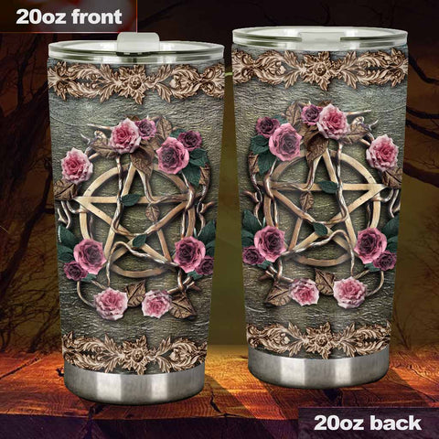 Mystical Witch 3d Pattern Print Tumbler Halloween Witch Gift Idea Tumbler