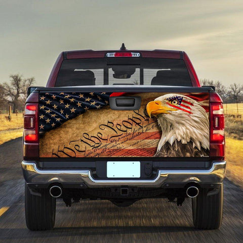We The People Patriotic American Eagle Truck Tailgate Decal Sticker Wrap 9 11 American Truck Tailgate Decal Sticker Wrap, 911 20th Anniversary Decal, Patriot Day Truck Decal, Patriot Decal, American Patriot Anniversary Car Back Decal