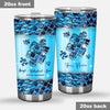 Autism Awareness Tumbler Cup Blue Puzzle Autism Accept Understand Love Personalized Tumbler Cup Autism Awareness Gift Idea HT