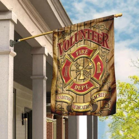 Firefighter – Tradition Dedication Sacrifice Flag
