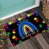 In This House We Never Give Up Autism Awareness Doormat Autism Home Decor Autism Awareness Gift Idea HT