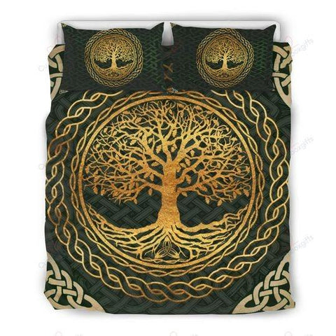 Golden Tree Of Life Bedding Set