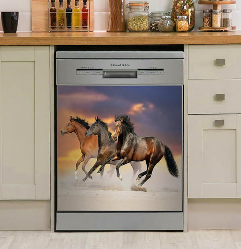 Horse Dishwasher Cover Horse 3 Inspired Beauty In The Desert Decor Kitchen Dishwasher Cover