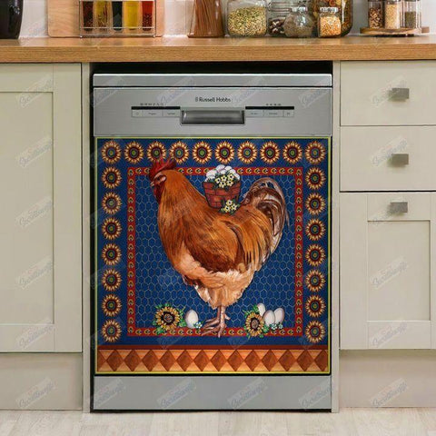 Chicken Farm Dishwasher Cover 008