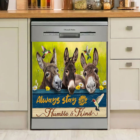 Donkey Always Stay Humble And Kind Farm Dishwasher Cover