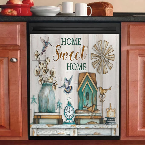 Home Sweet Home Dishwasher Cover Kitchen Decor HT