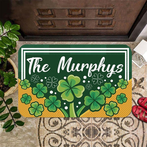 The Murphys Doormat Happy St Patrick's Day Irish Front Door Mat Indoor House Decor HN