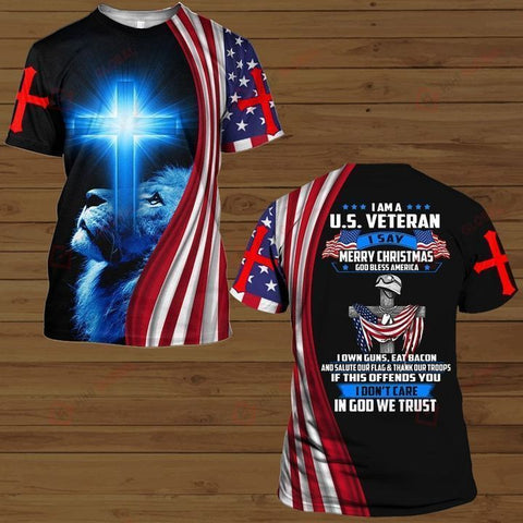 I AM A US VETERAN shirt 3D Veteran Day gift idea for Veteran Shirt
