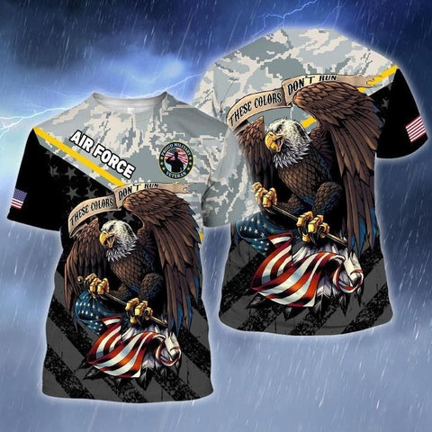 AMERICA VETERAN AIR FORCE shirt 3D Veteran Day gift idea for Veteran Shirt