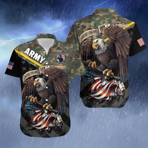 AMERICA VETERAN ARMY Hawaii Shirt Gift for Veteran Day US Veteran Hawaiian Shirt