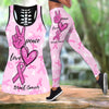 Peace Love Breast Cancer Combo Tank + Legging DQB07202003