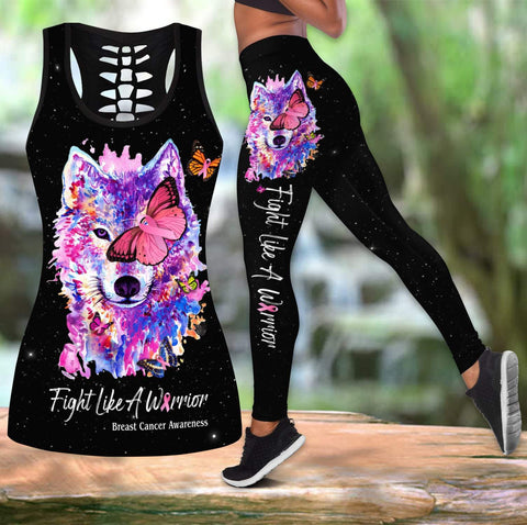 Breast Cancer-Fight Like A Warrior Combo Tank + Legging DQB07252003