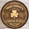 Irish Pub Personalized Barrel End Bar Sign St Patrick’s Day Sign Decor Gifts HT