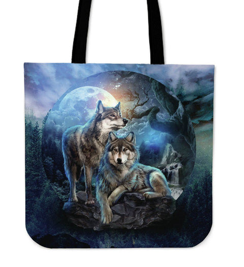 Wolf Cherokee Tote Bag