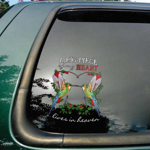 Memorial Hummingbird Car Sticker Decal TM