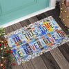 In This Home We Never Give Up Autism Awareness Doormat Autism Home Decor Autism Awareness Gift Idea HT