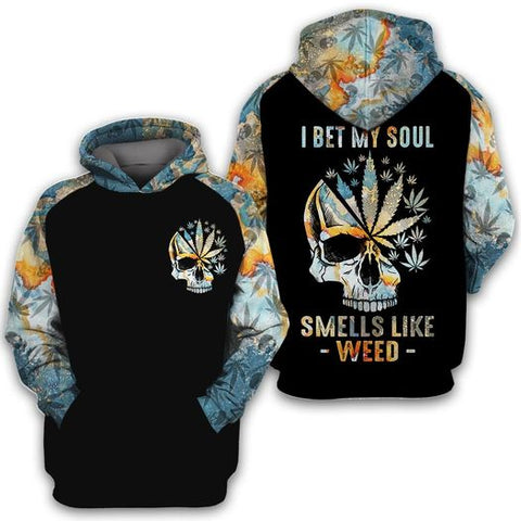 Smells Like Weed Unisex Hoodie For Men Women Cannabis Marijuana 420 Weed Shirt Clothing Gifts HT