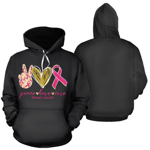 Peace, love, cure breast cancer