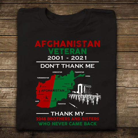 AFGHANISTAN VETERAN Gift for Veteran Day shirt US Veteran