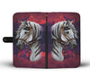 Horse Red Wallet Case
