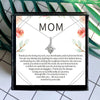 Thank You Mom Mothers Day Necklace Mom Jewelry Gift Card For Her, Mom, Grandma, Wife HT