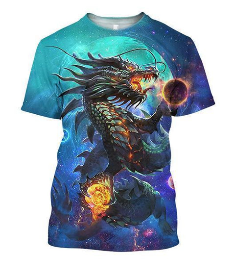 All Over Print Dragon Shirts