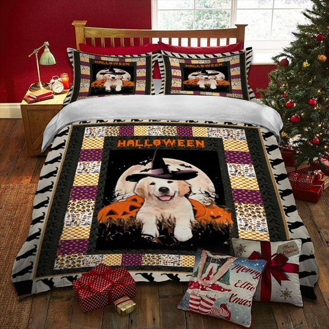 GOLDEN RETRIVER DOG WITCH BEDDING SET 021