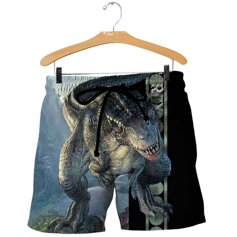 Dinosaur Shorts DINOSAUR ART 3D ALL OVER PRINTED SHIRTS MP899