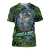 Dinosaur Shirt Green DINOSAURS 3D ALL OVER PRINTED SHIRTS MP903