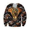 Dinosaur Hoodie Brown DINOSAURS 3D ALL OVER PRINTED SHIRTS MP906