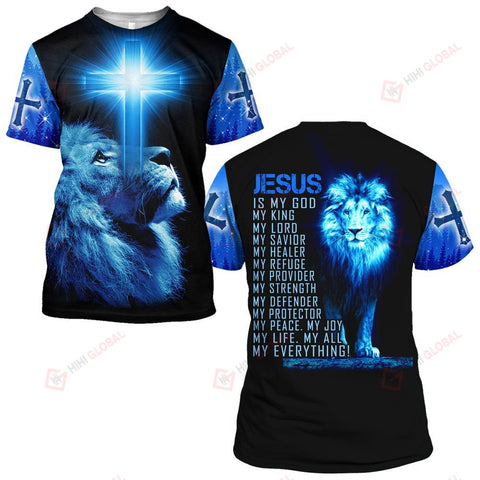 Jesus is my God my Lord my Savior my Everything ALL OVER PRINTED SHIRTS DH061705