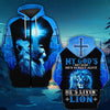 God My god's not dead He's livin on the inside roaring Blue Lion ALL OVER PRINTED SHIRT 0619101