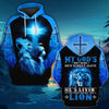 God My god's not dead He's livin on the inside roaring Blue Lion ALL OVER PRINTED SHIRT 0619101