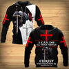 I can do all things through Christ who strengthens me knight Christian Jesus  ALL OVER PRINTED SHIRTS DH062001