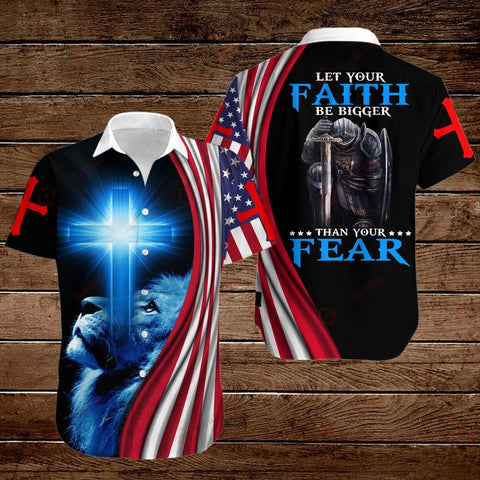 Let your faith be bigger than your fear God Jesus ALL OVER PRINTED SHIRTS hoodie 3d 0727667 Jesus God gift idea Hawaii Shirt