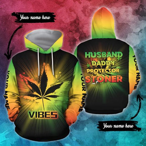 Personalized Weed Vibes Unisex Hoodie For Men Women Cannabis Marijuana 420 Weed Shirt Clothing Gifts HT