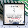 To My Mother Pendant Mothers Day Necklace Mom Jewelry Gift Card For Her, Mom, Grandma, Wife HT