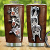 Cow Zipper Tumbler Leather Pattern Gifts for Cow Lovers Gift Ideas for Farmers HN