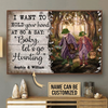 Personalized Mushroom Hunting Hold You Hand Horizontal Poster TV345215