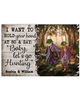 Personalized Mushroom Hunting Hold You Hand Horizontal Poster TV345215