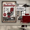 Custom Name and Number Barber Life Is Too Short For Bad Hair Vertical Poster TV308184